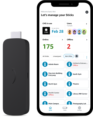 Amazon Signage Stick